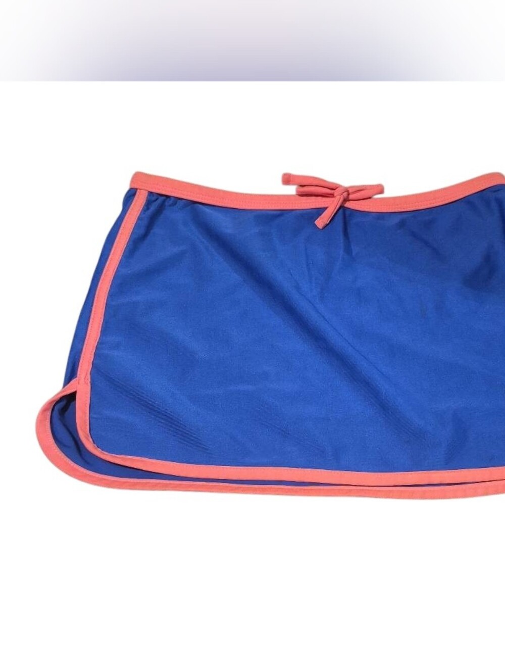 Cat & Jack Blue Skort with Coral Trim(139)